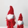 Sullivans Set Of 2 Oversized Standing Telescopic Gnome Figurines 44"H & 35"H Red