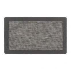 World Rug Gallery Textline Bordered Anti-Fatigue Standing Mat -Home Decor Store GUEST 03614478 844d 45cb b370 d704f0dd9d78