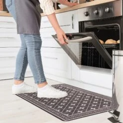 World Rug Gallery Border Anti-Fatigue Standing Mat -Home Decor Store GUEST 0746eecc 2591 4efa ad3b b5830d6a4c2a