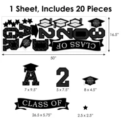 Big Dot Of Happiness Class Of 2023 Graduation Cheers Party Wall Decals Set Of 20 -Home Decor Store GUEST 07daf2a8 c91c 4400 83ab 9d2ad068b4a5