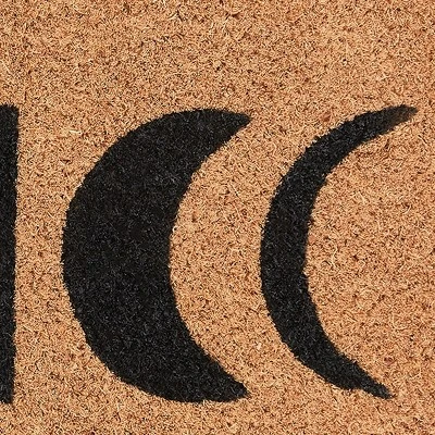 Split P Phases Of The Moon Doormat 1'6''x2'6'' 4 Split P Phases Of The Moon Doormat 1'6''x2'6'' - Image 2