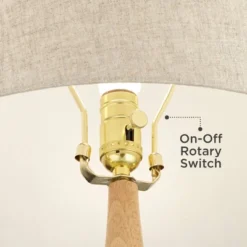 360 Lighting Sevilla 29" Tall Mid Century Modern End Table Lamp Green Ceramic Single Living Room Bedroom Bedside Nightstand House Oatmeal Shade -Home Decor Store GUEST 09e420c4 927b 4155 a2b9 dfefdc1567d7