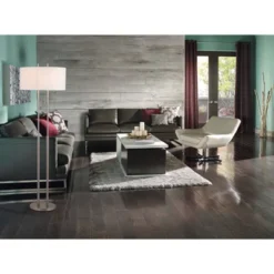 62" Duet Floor Lamp Silver/Ivory - Adesso -Home Decor Store GUEST 0adfb4e5 0d4d 428b bc9c 1cc2a820f655