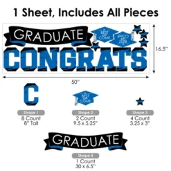 Big Dot Of Happiness Blue Graduation Party Photo Backdrop - Wall Decals 11 Big Dot Of Happiness Blue Graduation Party Photo Backdrop - Wall Decals -Home Decor Store GUEST 0b95f321 7aad 45da 9ccc 5e3947849714