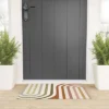 Colour Poems Bold Curvature Stripes I Looped Vinyl Welcome Mat - Society6 -Home Decor Store GUEST 0bd7c16f afd0 459d 9058 d45918de1e63