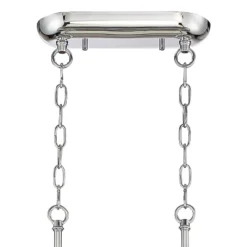 Possini Euro Design Mirabell Chrome Linear Island Pendant Chandelier 34" Wide Modern LED Clear Glass Crystal 6-Light Fixture For Dining Room Kitchen -Home Decor Store GUEST 0bfcfb6b f938 47c6 b873 e21ac19f51ba