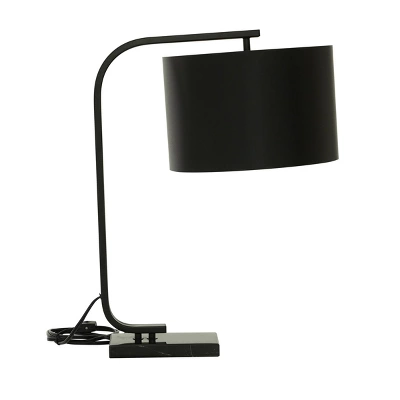 Traditional Metal Table Lamp Black - Olivia & May 5 Traditional Metal Table Lamp Black - Olivia & May - Image 3