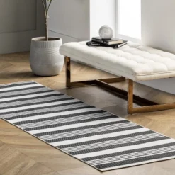 NuLOOM Lena Machine Washable Striped Area Rug