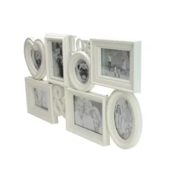 Northlight 26.5" White Multi-Sized Love Collage Picture Frame Wall Decor