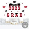 Big Dot Of Happiness Red Class Of 2023 Graduation Party Wall Decals Set Of 20 2 Big Dot Of Happiness Red Class Of 2023 Graduation Party Wall Decals Set Of 20 -Home Decor Store GUEST 118c5b0a a88f 4fb9 879c f265f602a023