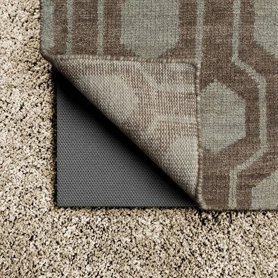 Gray Premier Solid Rug Grip Pad - Oriental Weavers 3 Gray Premier Solid Rug Grip Pad - Oriental Weavers