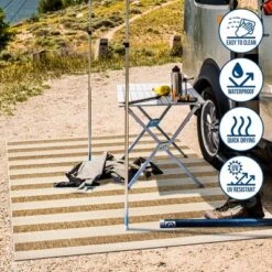 Aveiro Wide Stripe Indoor/Outdoor Area Rug - JONATHAN Y -Home Decor Store GUEST 12da1e57 83ad 4048 b52c 4185880181a8