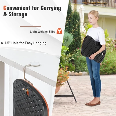 Costway Anti Fatigue Wobble Balance Board Mat W/ Massage Points For Standing Desk Workout 7 Costway Anti Fatigue Wobble Balance Board Mat W/ Massage Points For Standing Desk Workout - Image 5