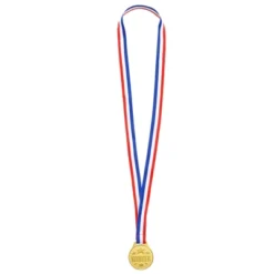 Juvale 12 Pack Gold Winning Participation Medal Awards For Contests With Neck Ribbon For Sports, Competitions, Olympic Style, Metal, 1.5 In -Home Decor Store GUEST 136879d8 7990 4b7b ba0c b983cb4b06bc