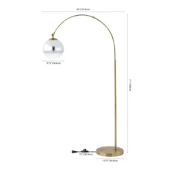 71" Nora Coastal Vintage Iron LED Floor Lamp (Includes LED Light Bulb) - JONATHAN Y 14 71" Nora Coastal Vintage Iron LED Floor Lamp (Includes LED Light Bulb) - JONATHAN Y -Home Decor Store GUEST 13efb9e9 fc0d 4158 a2a8 0422c83409ae
