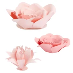 Farmlyn Creek 3D Paper Flowers Decorations For Wall Decor, Pink Floral Ornamentation, 13 Pieces -Home Decor Store GUEST 146d379b 807a 48a5 9d2a bf6291d3947f
