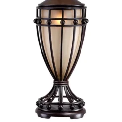 Franklin Iron Works Traditional Table Lamps 33" Tall Set Of 2 With Nightlight Brushed Iron Urn Beige Fabric Shade For Living Room Bedroom 11 Franklin Iron Works Traditional Table Lamps 33" Tall Set Of 2 With Nightlight Brushed Iron Urn Beige Fabric Shade For Living Room Bedroom -Home Decor Store GUEST 15a28a79 0cec 47ce adb8 b59dd718a753