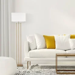 62" Soho Floor Lamp With Linen Shade White - Globe Electric 7 62" Soho Floor Lamp With Linen Shade White - Globe Electric -Home Decor Store GUEST 170b81c7 aecd 4d1e b307 b26741a75955