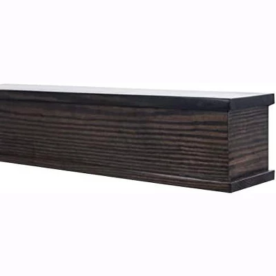 Mantels Direct Bisbee - Floating Fireplace Oak Hardwood Mantel Shelf Wooden Shelf Perfect For Electric Fireplaces - Made In The USA 4 Mantels Direct Bisbee - Floating Fireplace Oak Hardwood Mantel Shelf Wooden Shelf Perfect For Electric Fireplaces - Made In The USA - Image 2