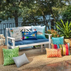 Lake Life Oars Accent Pillow Blue - Pillow Perfect -Home Decor Store GUEST 17e6d0fe 8fde 4a24 a509 55e668b6dc74