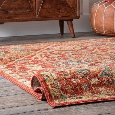 NuLOOM Global Medallion Tabetha Area Rug 5 NuLOOM Global Medallion Tabetha Area Rug - Image 3