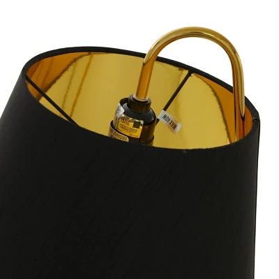 Modern Metal Table Lamp Black - Olivia & May 4 Modern Metal Table Lamp Black - Olivia & May - Image 2