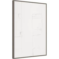 23" X 33" Mud Texture II By 1x Studio Framed Canvas Wall Art Print - Amanti Art