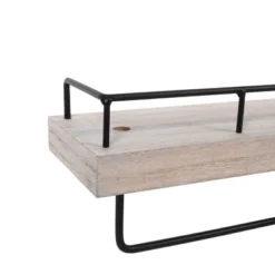 2pc Shelf Gray/Black - New View -Home Decor Store GUEST 199fe315 de5f 418c aadd d5e18efeb427