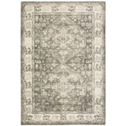 Salina Traditional Persian Style Inspired Area Rug Charcoal/Ivory - Captiv8e Designs 25 Salina Traditional Persian Style Inspired Area Rug Charcoal/Ivory - Captiv8e Designs -Home Decor Store GUEST 1ca7a687 be1b 44b7 9e5f c4b64dece321
