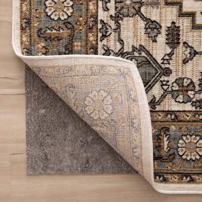 Reversible Pet Proof Rug Pad Gray - Karastan 3 Reversible Pet Proof Rug Pad Gray - Karastan