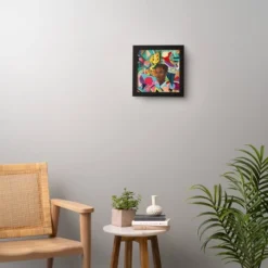 Jennikcole Life In Chaos And Peace Black/Green Framed Wall Canvas - Deny Designs -Home Decor Store GUEST 1f56e639 f1bb 4718 8018 3603cba2d994