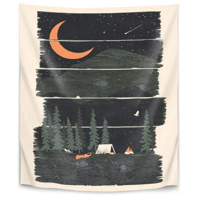 Americanflat Wish I Was Camping By NDTank Wall Tapestry 6 Americanflat Wish I Was Camping By NDTank Wall Tapestry - Image 4