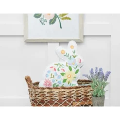 C&F Home 14" Floral Easter Bunny Spring Shaped Throw Pillow -Home Decor Store GUEST 21dfb4ac 84f8 42cb 9b35 bea3c50a21d1