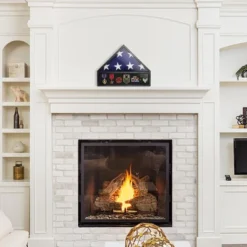 Reminded Military Medal & Burial Flag Shadow Box Display Case With Glass Insert -Home Decor Store GUEST 24c19bec f488 4797 a5e4 df16216db3f1