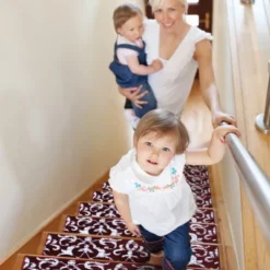 Sussexhome Floral Collection Anti-Slip Carpet Stair Treads, 9" X 28" -Home Decor Store GUEST 254348f5 e59c 45f4 a411 aef651a91b7c