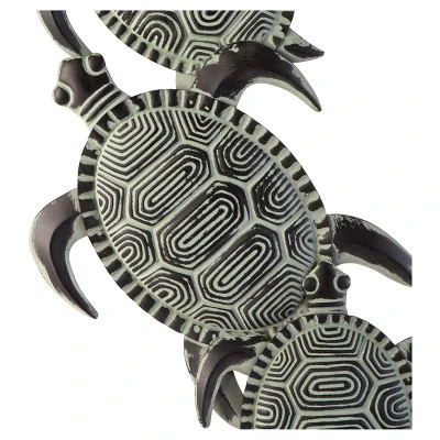 Sea Turtle Wall Art - Hand-Painted Greens - Aiden Lane 7 Sea Turtle Wall Art - Hand-Painted Greens - Aiden Lane - Image 5