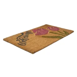 Northlight Natural Coir Floral Rectangular "Welcome" Doormat 18" X 30" 8 Northlight Natural Coir Floral Rectangular "Welcome" Doormat 18" X 30" -Home Decor Store GUEST 25dd58bb eb7a 4d2d a0d8 9a925e6f6ca3