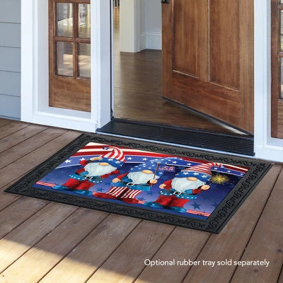 Patriotic Gnomes Doormat Humor Indoor Outdoor 30" X 18" Briarwood Lane 4 Patriotic Gnomes Doormat Humor Indoor Outdoor 30" X 18" Briarwood Lane - Image 2
