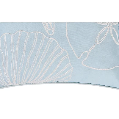 C&F Home 13.5" X 13.5" Beach Shells Embroidered Throw Pillow 4 C&F Home 13.5" X 13.5" Beach Shells Embroidered Throw Pillow - Image 2