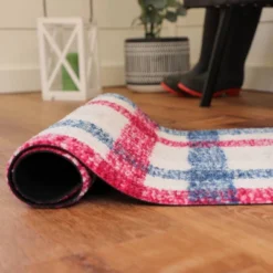 2'x3' ColorStar Sketch Plaid Door Mat White - Bungalow Flooring 11 2'x3' ColorStar Sketch Plaid Door Mat White - Bungalow Flooring -Home Decor Store GUEST 274390a0 9e7c 4187 b156 c07845cdfe59