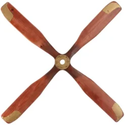 Wood Airplane Propeller 4 Blade Wall Decor With Aviation Detailing Brown - Olivia & May 8 Wood Airplane Propeller 4 Blade Wall Decor With Aviation Detailing Brown - Olivia & May -Home Decor Store GUEST 27969b75 a98e 49bf a6a0 44a320618bc9