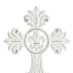 Set Of 3 Wooden Cross Carved Cross Wall Decors White - Olivia & May -Home Decor Store GUEST 2808719b 1b96 4509 9ff2 a183df79807e