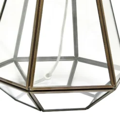Transparent Triagonal Table Lamp Brass - Lalia Home -Home Decor Store GUEST 28cd503b bb6f 4174 a08c 5efd4e034fa8