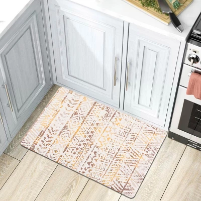 World Rug Gallery Geometric Bohemian Design Anti Fatigue Standing Mat 3 World Rug Gallery Geometric Bohemian Design Anti Fatigue Standing Mat