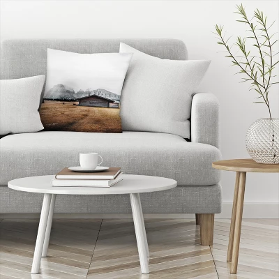 Foggy Mountains By Tanya Shumkina Throw Pillow - Americanflat 4 Foggy Mountains By Tanya Shumkina Throw Pillow - Americanflat - Image 2