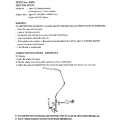 Hastings Home Modern LED Clamp Desk Lamp – Black 7 Hastings Home Modern LED Clamp Desk Lamp – Black -Home Decor Store GUEST 2bccc14f 1797 4e55 9020 4d180173f317