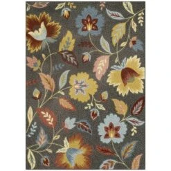 Garden Floral Accent Rug Gray - Maples -Home Decor Store GUEST 2de55176 0ffd 4ecf af74 0c0a3a96990f