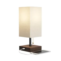 Small Table Lamp Set With Wood Base – Set Of 2 Modern Rectangle Lights With LED Bulb IncludeDecor Living Room, Bedroom, Or Home Office By Lavish Home 11 Small Table Lamp Set With Wood Base – Set Of 2 Modern Rectangle Lights With LED Bulb IncludeDecor Living Room, Bedroom, Or Home Office By Lavish Home -Home Decor Store GUEST 2ed7f8d8 49b0 485d 9e48 0f6e0f0c621b