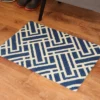 2'x3' ColorStar Deco Grid Door Mat Navy - Bungalow Flooring 1 2'x3' ColorStar Deco Grid Door Mat Navy - Bungalow Flooring -Home Decor Store GUEST 2eef8949 b4e7 434e a67e c50a56fbd9d0
