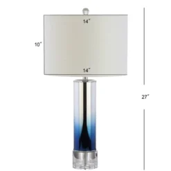 Glass/Crystal Edward Table Lamp (Includes Energy Efficient Light Bulb) - JONATHAN Y 8 Glass/Crystal Edward Table Lamp (Includes Energy Efficient Light Bulb) - JONATHAN Y -Home Decor Store GUEST 2f11f350 65c8 489b 9485 de33084dcd5d